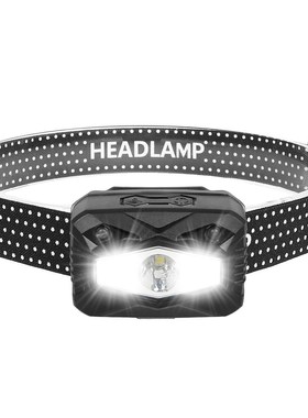 Waterproof LED headlamp COB work light 3 light mode with Ind