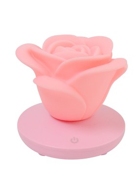 Usb Charge Rose Small Night light Three Block Touch Romanti