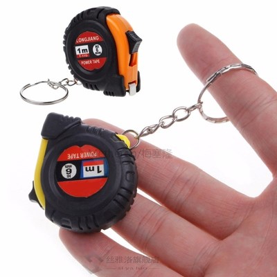 *Mini Retractable Tape Measure Ruler Portable Pull Ruler Key