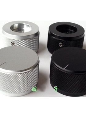 38x25mm Inner Hole 6.0mm All Aluminum Alloy Solid Knob Poten