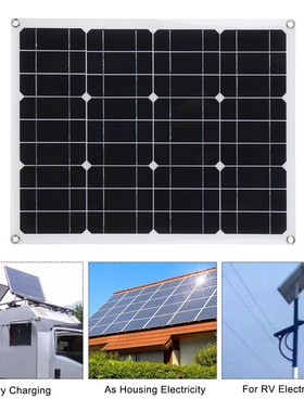 Portable Dual Output Solar Power Energy Charging Panel USB