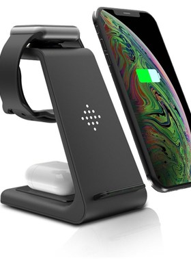 3 in 1 Wireless Charger 10W Fast Charging for iPhone 12 11