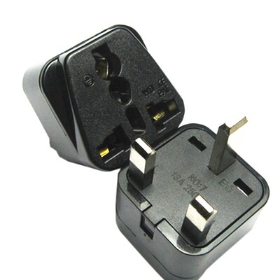 Universal Grounded Type G for GB UK HK AC Power Plug Travel