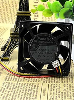 FBA06A12V 12V 0.3A 6025 6CM Silent Three Wire Switch Fan 6m