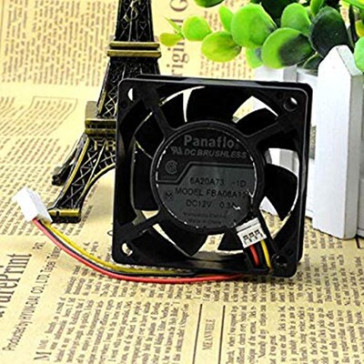 FBA06A12V 12V 0.3A 6025 6CM Silent Three Wire Switch Fan 6m