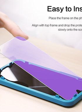 *SmartDevil 2Pcs Blue Tempered Glass For Huawei honor 6X 8 9