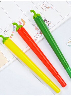 24 pcs Korea creative chili style gel pen cute stationery 0