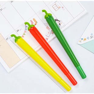24 pcs Korea creative chili style gel pen cute stationery 0