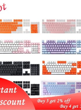 1Set Translucent Double Shot PBT 104 KeyCaps Backlit For Ou