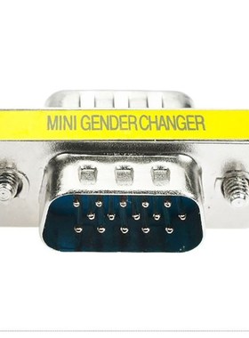 15 Pin VGA SVGA HD15 Gender Changer Coupler Adapter Convert