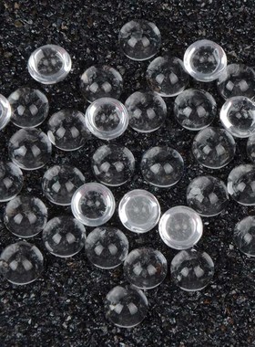 100pcs/lot 8mm Round Hemispherical Clear Glass Dome Cabocho
