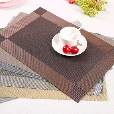 Rectangle PVC Coasters Stand For hot pot Coaster Dining Tabl