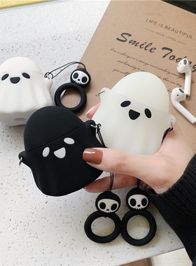 Stylish Cute 3D Ghost Silicone bluetooth Wireless Earphone
