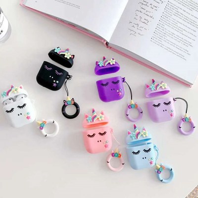 Cute Cartoon Wireless Earphone Case for Apple AirPods 2 Cas