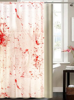 Halloween wall sticker Blood Splatter Shower Curtain Spatter