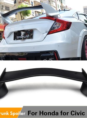 Rear Trunk Boot Race Spoiler Wing Lip for Honda for Civic 10