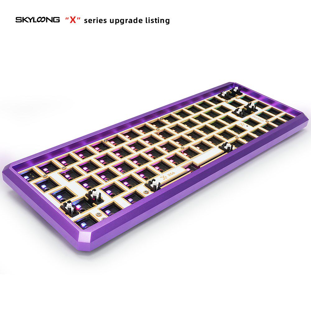 GK68X GK68XS Keyboard Kit Howswap Bluetooth RGB Light Progr