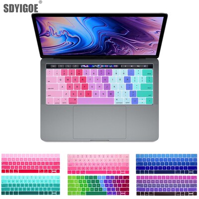 keyboard cover  For Mac Book pro13 15 with Touch Bar A2159