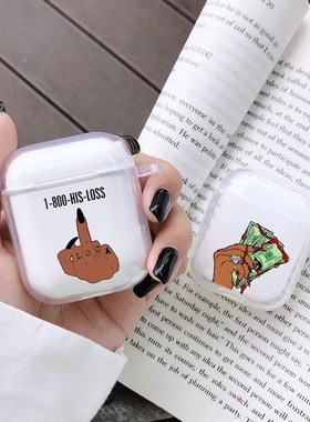 Make Money Not Friends Kash Afro Black Girl  Case for Airpo