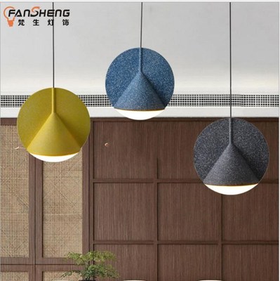 Nordic creative personality foam resin restaurant three lam