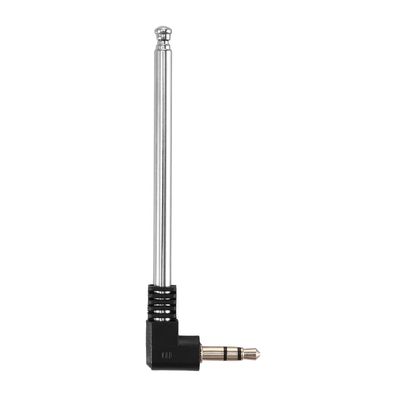 Antenna 3.5mm Earphone Jack Stainless Steel Retractable  Por