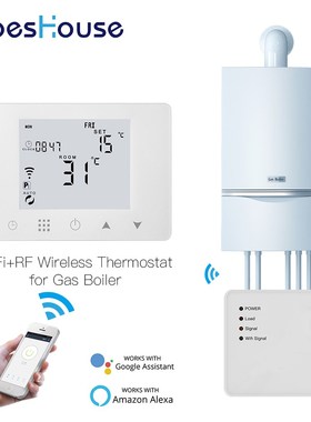 WiFi Smart Thermostat Wall-Hung Gas Boiler Heating Temperatu