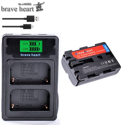 Bateria NP-FM500H NP FM500H Battery for Sony Alpha A58 DSLR-