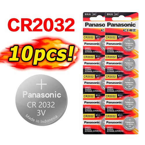 10pcs brand new battery for  cr2032 3v button cell coin batt