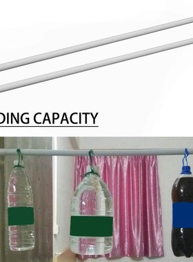 Telescopic Pole Extendable Closet Tension Rod Cabinet Windo