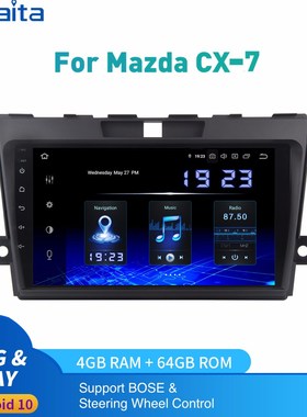 Dasaita Android 10 Car Radio for Mazda CX 7 Multimedia 2008