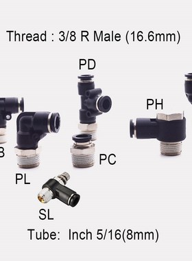 TAKE-EASY Pneumatic Fittings 1/8 1/4 3/8 1/2 Compressor Acce