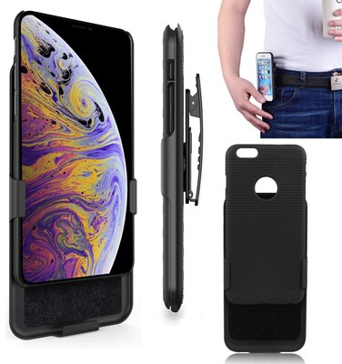 Running Sport Waist Belt Clip Slide Cover Shell Kickstand P