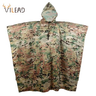 VILEAD Polyester Impermeable Outdoor Raincoat Waterproof Wo