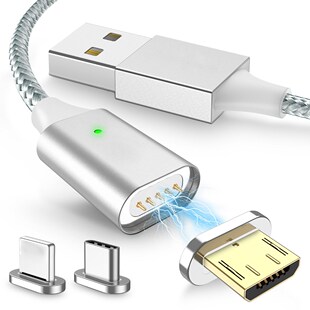 5A Magnetic Charger USB Data Charging Cable for IPhone Micro