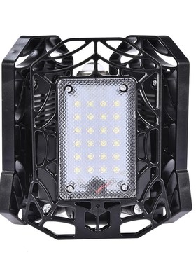 60W/6000LM LED Garage Light Deformable Three Blade Foldable