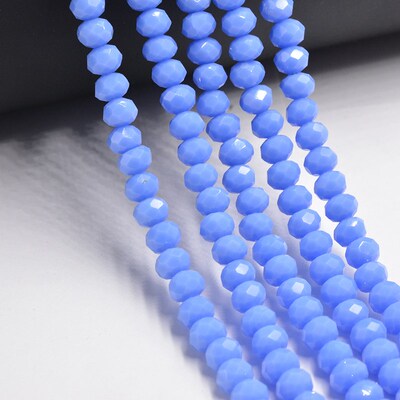 !AA+ Quality 6MM Candy Color 50piece/lot Round Faceted Glass