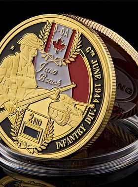 WW II D Day Normandy Juno Beach Military Canadian The 3rd I