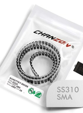 (100 Pcs) SS310 SMD Schottky Barrier Rectifier Diodes 3A 10