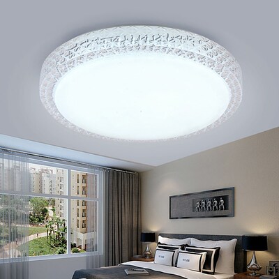 Crystal LED Ceiling Light 12W 18W 24W 36W Modern Round Surfa