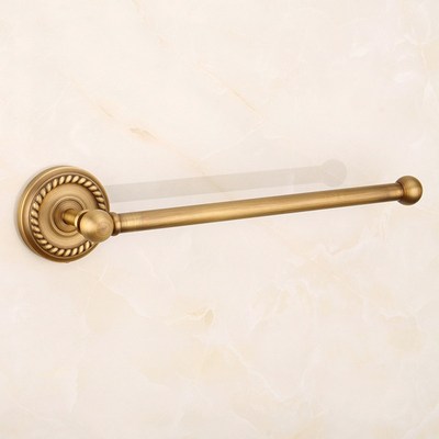 Copper Towel Rack Wall Mounted Single Rod Towel Bar Towel Ho