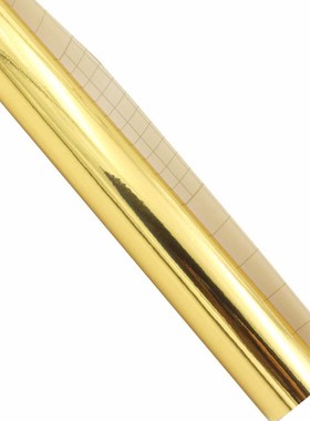 152cm Gold Vinyl Wrap Chrome Foil Sticker Mirror Covering F