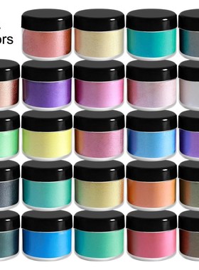 Mica Powder 24 Colors 10g/0.35oz Epoxy Resin Pigment Powder