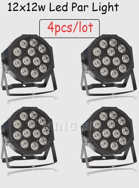 4pcs/lots 12w led  lamp beads 12x12W led Par lights RGBW 4i