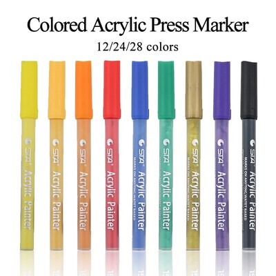 STA 1100 Acrylic Painter Marker Pen Water-based Ink Art Crea