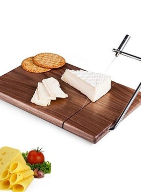 Black Walnut Wooden Cheese Cutter Butter Cutting Board Table