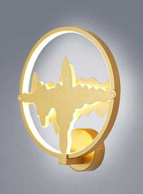 Creative background wall lamp, living room bedroom bedside