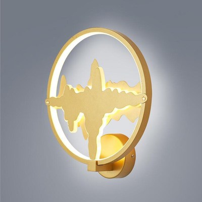 Creative background wall lamp, living room bedroom bedside