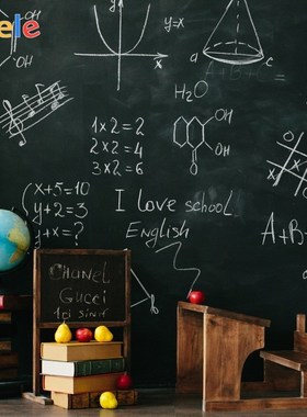 Yeele Blackboard Books Fruit Math Class Back to School Table