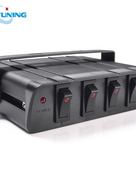 MICTUNING 4 Gang Switch Panel with LED Light Indicator 20A