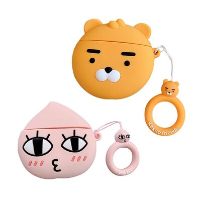 Lion/Peach Pattern Soft Silicone Protective Cover Shockproo